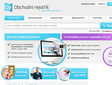 Tablet Screenshot of obchodnirejstrik.cz